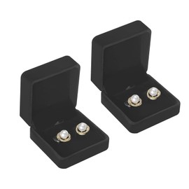 TZMFHD Necklace Box, 2 Pcs Necklace Gift Box, Durable and Sturdy Necklace Box Gift, Jewellery Gift Box Used for Jewelry and Earrings to Give to Partners, Wives, And Family Members