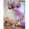 Balloons Purple Pink White Pack of 60 12 Inch Purple