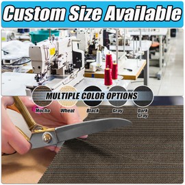 Amagenix 90% Shade Fabric 8'X 24' Mocha Sun Shade Cloth with Brass Grommets for Pergola Replacement Shade Cover Canopy, Heavy Duty, Cable Zip Ties Included (We Customized)