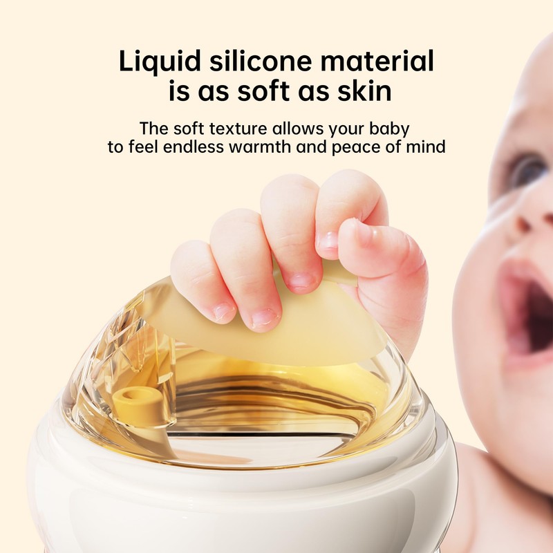 Natural Nursing Glass Baby Bottle - with Anti-Colic Vent System
