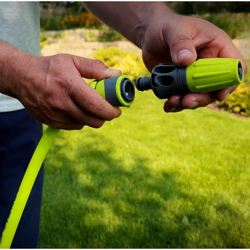 Flexzilla Garden Hose Quick-Connect Fittings, 3-Piece Coupler & Plug Kit