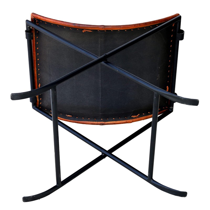 cuero Melton Leather Stool Side Stich Classical Side Stich Stool