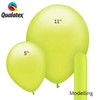 Qualatex 38357 Chartreuse 5"/ 5-inch Round Mini Latex Party Balloons