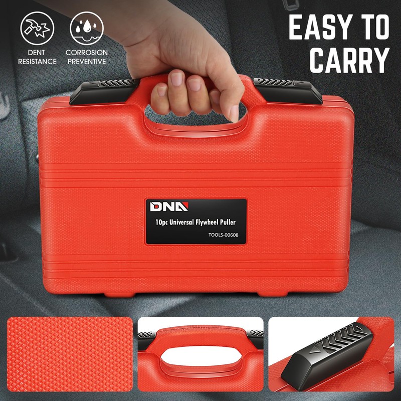 DNA MOTORING 10pc Motorcycle Fly Wheel Puller Set, Universal Flywheel