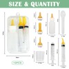 Tehttz 10Pcs Pet Nursing Bottle Set with Case, Including Feeding