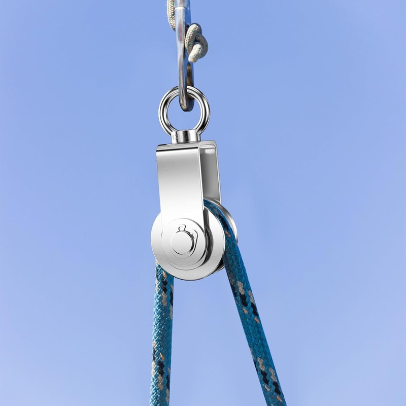 Byttlerom Cable Pulley Wheel Stainless Steel Swivel Pulley Block Silence