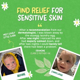 Ecoegg Laundry Egg – Fresh Linen | 70 Loads Refillable Laundry Detergent | Non-Bio, Hypoallergenic, Eco-Friendly, Great for Sensitive Skin