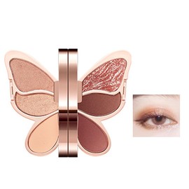DayaEmmoTQ Butterfly Eye Shadow - Commuter Eyeshadow Palette Long Lasting Waterproof Mini Multi-Purpose Eyeshadow Palette 6 Colors Everyday Butterfly Eye Shadow