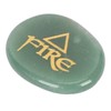 Crystal Runestone Oval Hand Engraving Portable Exquisite Agate Crystal Runes