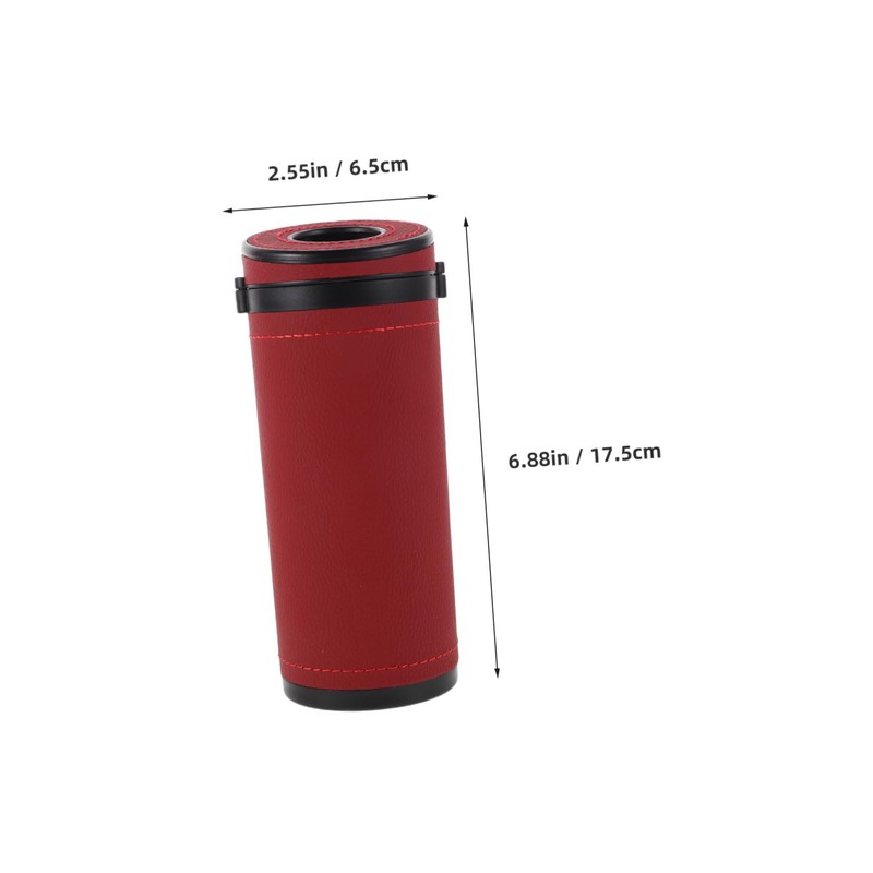 Ciieeo Car Tissue Tube Box: Cylinder Tissue Holder Refillable Round