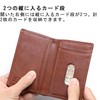 Leather Factory Dualline (Dual Line) Men's Genuine Tochigi Leather Pass