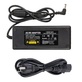 52V 3A Power Supply Adapter - COOLM AC DC 52 Volt 3 Amp Replacement 52V 2A 2.3A 2.5A 2.7A 2.88A for Reolink PoE NVRs, PoE Switch, PoE Injector, Compatible with RLN16-410 / RLN8-410
