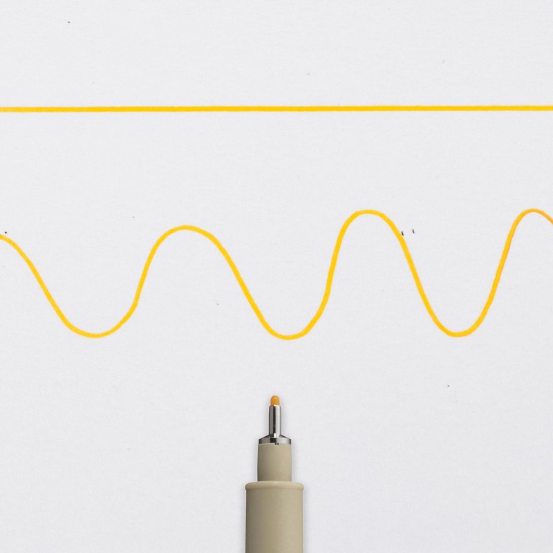 Sakura Pigma Micron 08 Pen Yellow