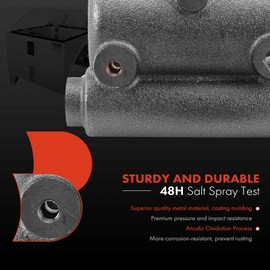 A-Premium Brake Master Cylinder Compatible with Volkswagen Beetle, Karmann Ghia, Transporter & Jeep Willys & Studebaker Champion & Nash 600, Ambassador, Ambassador 600, with Manual Brakes