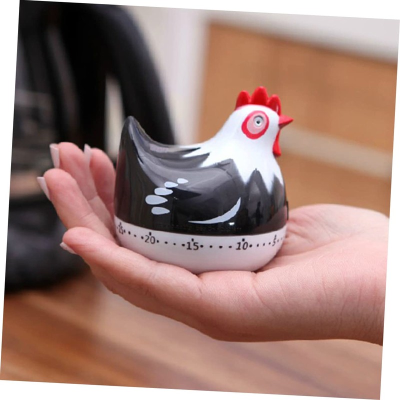 Tofficu 2pcs Cartoon Mechanical Timer for Creative Reminder Kitchen Baking