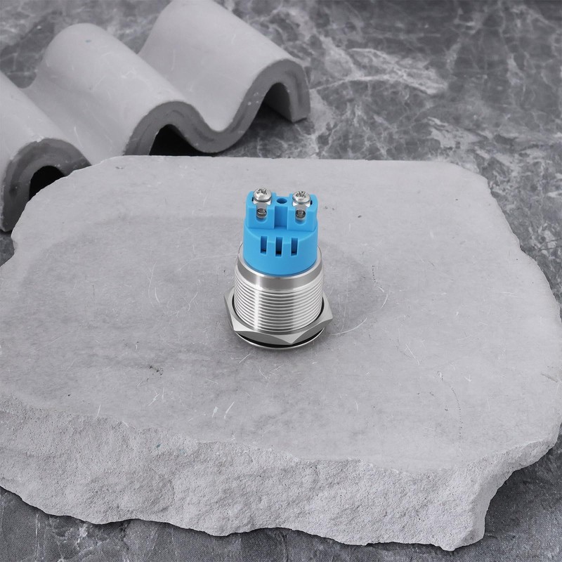 ECSiNG 2pcs 12V 22mm Waterproof Flash Buzzer LED Flash Alarm