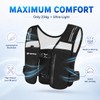 PORTHOLIC Hydration Running Vest for Women Men, Adjustable Hydration Vest
