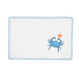 C&F Home Crab Felt Placemat,S/6