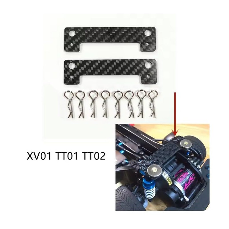 OSE Tamiya XV-01 TT-01 TT-02 Magnetic Body Mount Modification Parts,