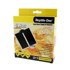 Heat Mat Reptile 5W 14 X 15cm 240V Reptile One Safety Cut Off Feature Thermal