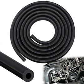 vvag 10 FT Vacuum Hose Automotive, Tubing Hose Silicone Pipe Vacuum Hose Kit Vacuum Tubing Hose Line Replacement Car Accessories for Car Truck SUV(Black) (3/16 Inch)