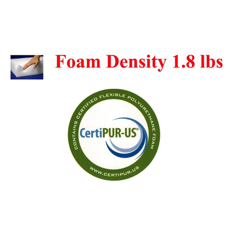 Danfuton Queen Tan Trifold Foam Bed, Shikibuton, Foldable Ottoman Mat