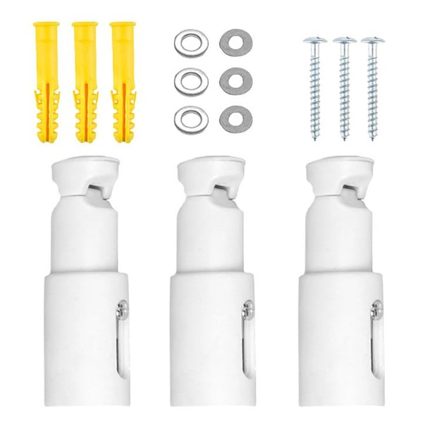 Set of 3 Radiator Mounting Brackets, Bathroom Radiator Towel Holder,