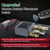 DZG Remote Battery Disconnect Switch DC 12V 240A Anti-Theft Car