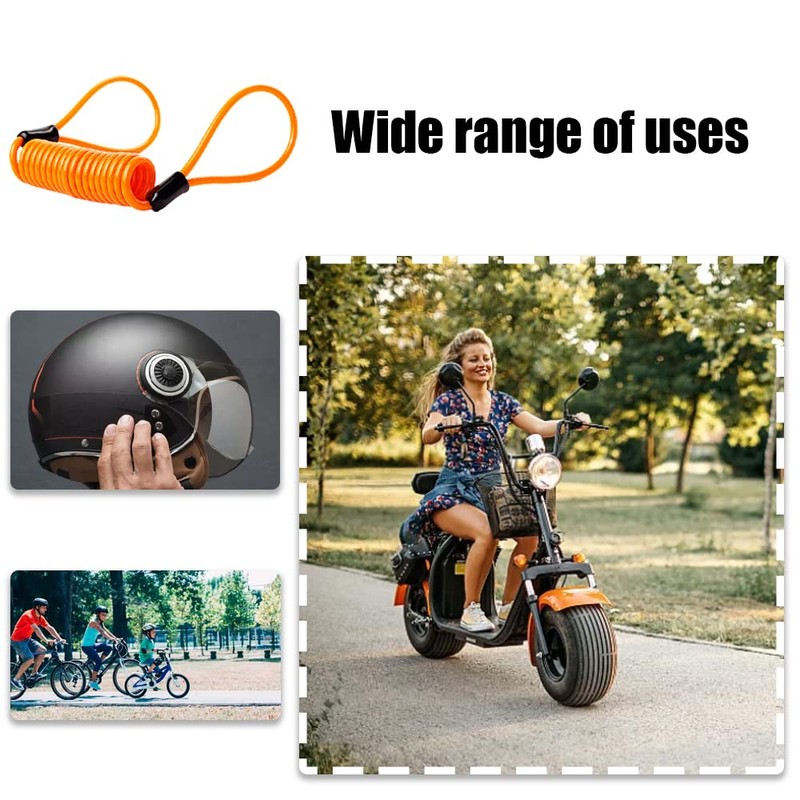 Security Reminder Rope Durable Lock Reminder Cable Antitheft Disc Lock