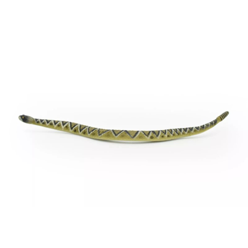 Papo Rattlesnake Diamond Back Realistic Rubber Snake Hand Painted Flexible
