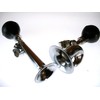 Bugle Horn Swirls & Straight Set of 2 Bicycle Horn Support