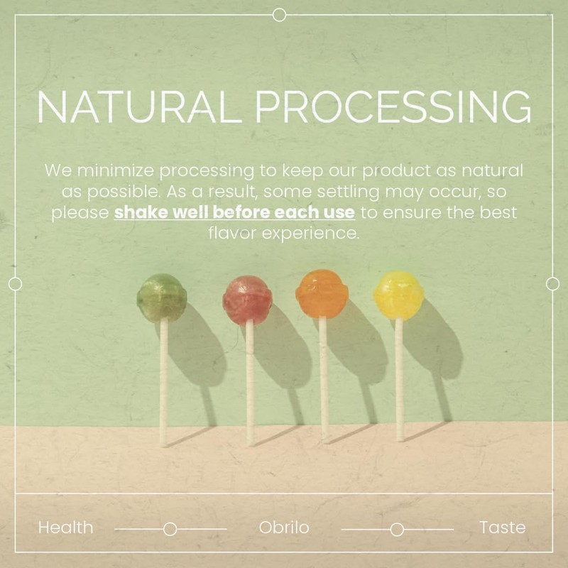 Obrilo Water Enhancer Liquid Flavoring Drops - ZERO Sugar/Calorie, Dye