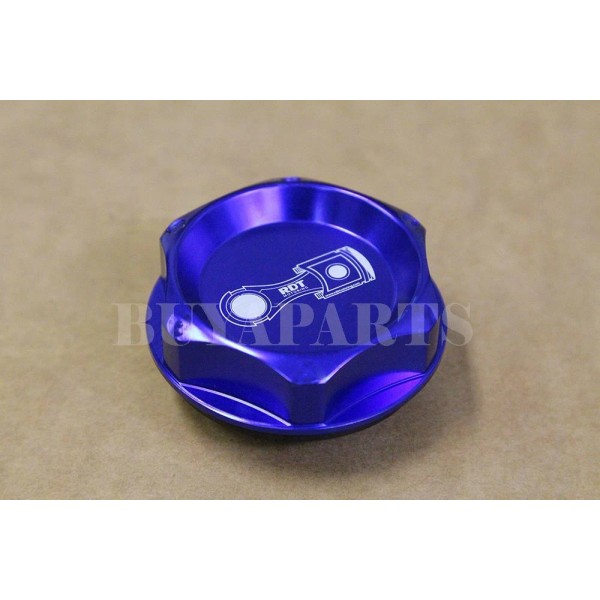 RdT BLUE CNC BILLET RACING ENGINE OIL FILLER CAP FOR