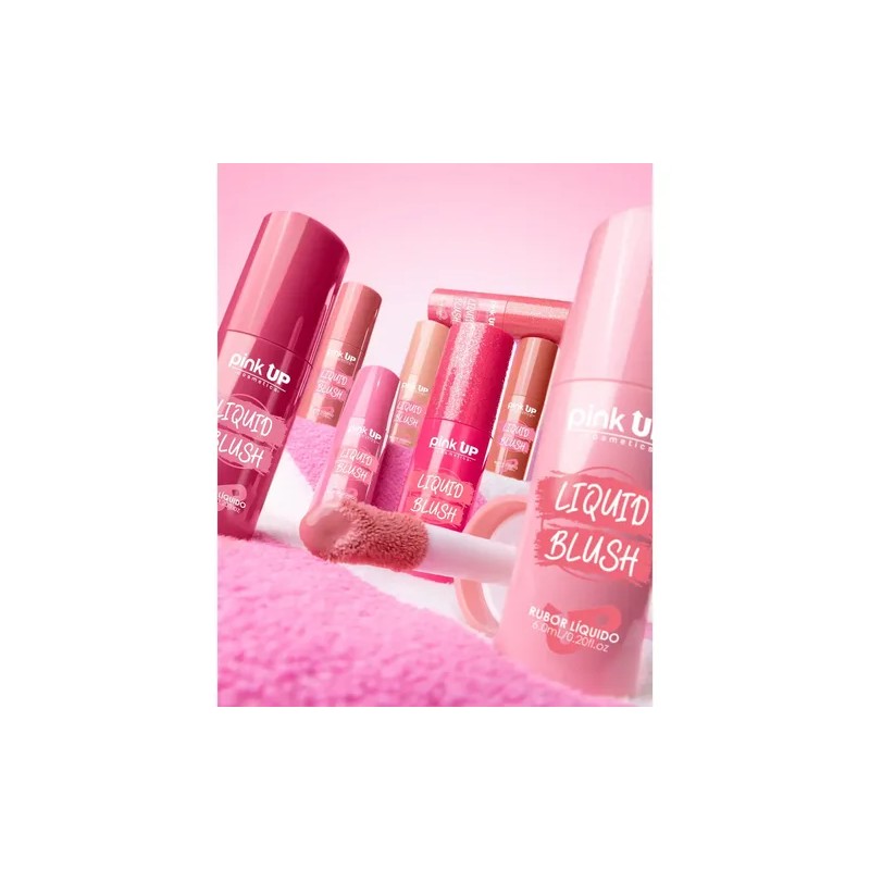 Rubor Líquido Pink Up Liquid Blush Larga Duración Tono del