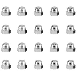 20 Pcs Acorn Cap Nuts, M4 Stainless Steel Hex Dome Cap Nut for Screws and Bolts