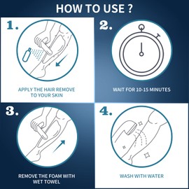 Hair Removal Spray Foam for Men,soothing & Effective & Painless Depilatory Cream for Unwanted Male Hair,facial,Chest,Back.(5oz)