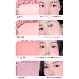 B of White Peach Mix Match Cool Tone Cheek Palette Blusher BNS / 비오브 백도복숭아 믹스매치 쿨톤 치크 팔레트 블러셔 BNS