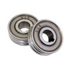 2x Roll Wheels Knurled Groove Wire Machine Feed Drive Rollers