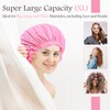 Extra Large Shower Caps for Braids, 2 Pcs Waterproof Shower