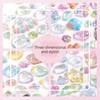 Cute 3D Puffy Stickers Kawaii Resin Animal Cartoon Sticker, Tiny
