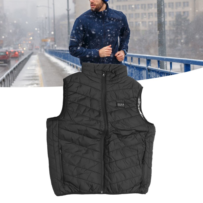 USB Electric Heating Vest Lightweight Warming Comfortable Breathable Waterproof Heated