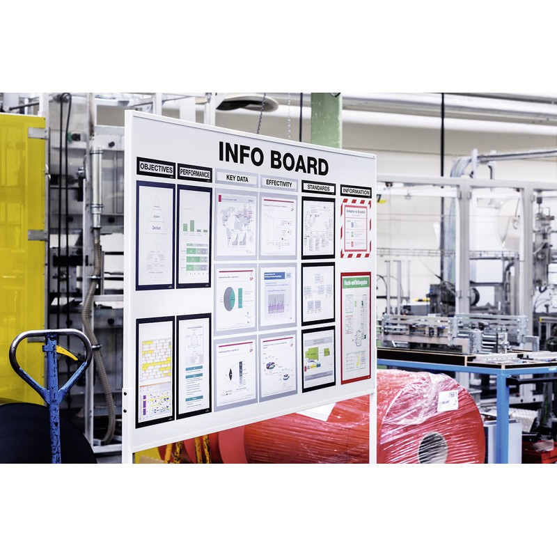 Durable 498601 Info Frame Duraframe Magnetic Top (A4 magnetic frame