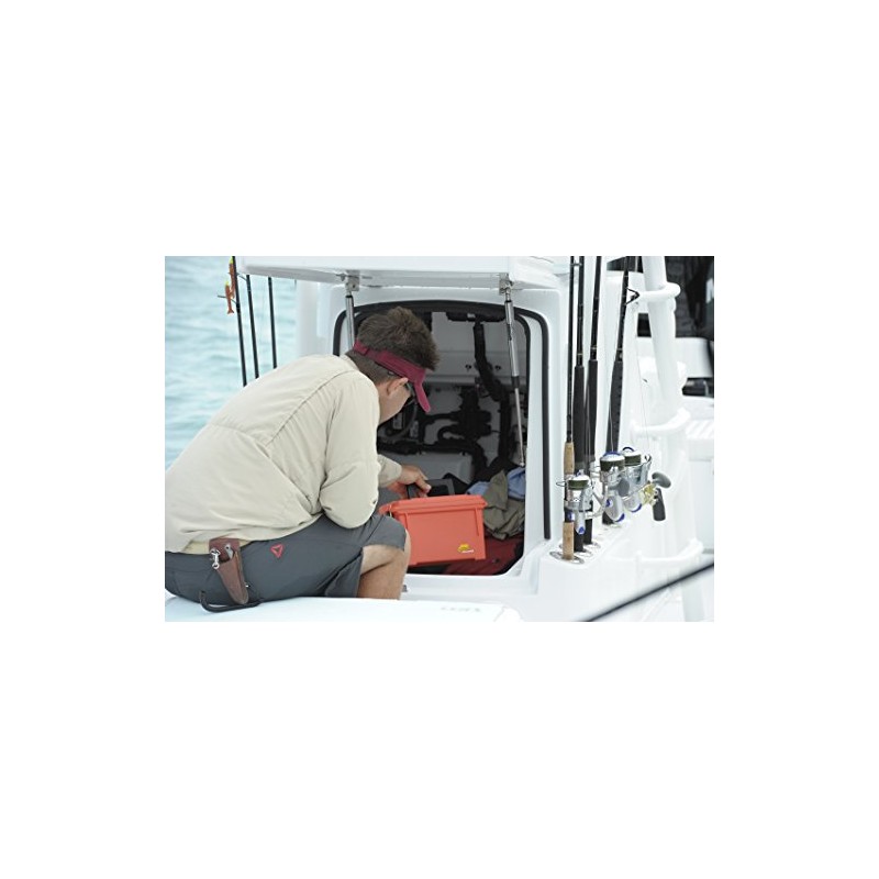 Plano 131252 Dry Storage Emergency Marine Box, Orange