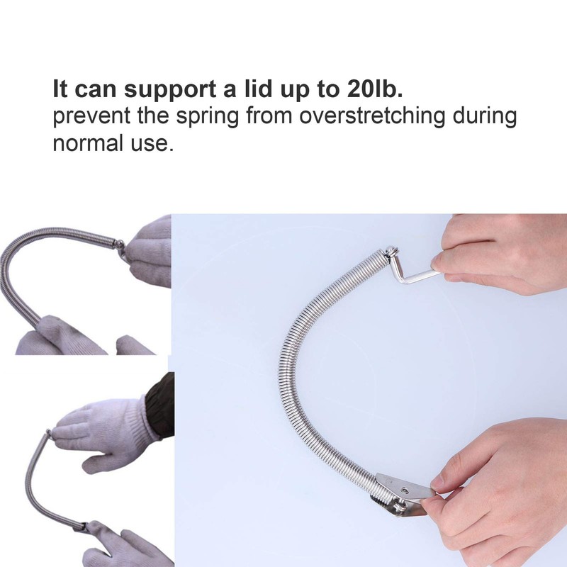10-1/4in Hatch Spring Adjuster, Boat Hatch Support Spring Stainless Steel