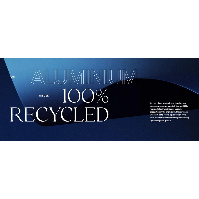 Amorcaffe 50 Aluminium Capsules Compatible with Nespresso Pods - Brasile