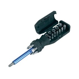 noTrash2003 Screwdriver Set 19 Pieces with Magnetic Rod and Attachments Integrated in the Handle (Bitts)