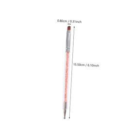 Gatuida 6Pcs Manicure Painting Pens Set Double Ended Nail Art Brushes for Home Salon Use for Fine Details Patterns and Petal Designs