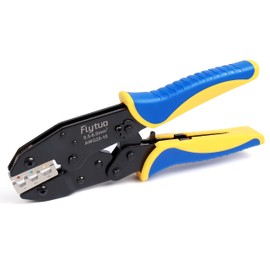 Flytuo Crimping Pliers for Shrink Connectors - Professional Wire Crimper - Wire Crimping Tool for Electrical and Automotive Use - Reliable Connections