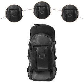 Sterling Sports Extra Large Hiking Camping 80L+20L Detachable Small Backpack - Quick Dry Rucksack for School, Hiking or Camping Accessories Travel Gifts For Women & Men (100L, Black)