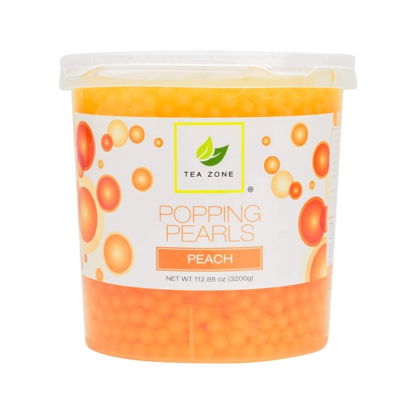 Tea Zone 7 lbs Peach Popping Pearls